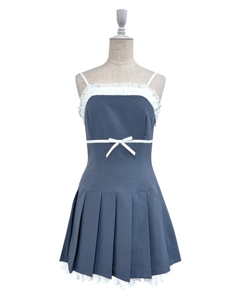 Rosé Muse Layered cami mini one piece Layered cami mini one piece – BUNNY APARTMENT