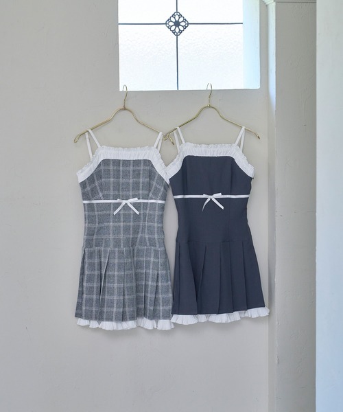 ロゼミューズ Layered cami mini one piece layered cami mini one piece（ワンピース）｜Rose Muse（ロゼミューズ