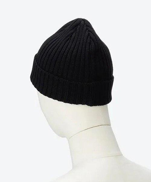 KIJIMA TAKAYUKI(キジマ タカユキ)の「【KIJIMATAKAYUKI/キジマタカユキ】COTTON WATCH CAP(ニットキャップ/ビーニー・メンズ・ブラック・FREE)」の3枚目の写真