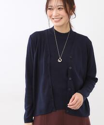 Reflect（リフレクト）の「【選べる5色／アンサンブル可】Vネックカーディガン（カーディガン/ボレロ）」