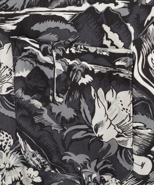 schott(ショット)の「Schott×PINEAPPLE JUICE/ショット×パイナップルジュース/WATER VALLEY RAYON SHIRT/ウォーター バリー レーヨンシャツ(シャツ/ブラウス・メンズ・ブラック・L/M/2XL/XL)」の6枚目の写真