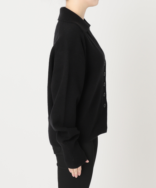 JOURNAL STANDARD（ジャーナルスタンダード）の「《追加3》MUSICオープンカラーカーディガン（カーディガン/ボレロ・レディース・ホワイト/レッド/ブラック/チャコールグレー/ブルー・FREE）」の7枚目の写真