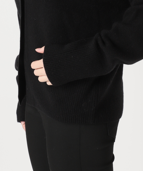 JOURNAL STANDARD（ジャーナルスタンダード）の「《追加3》MUSICオープンカラーカーディガン（カーディガン/ボレロ・レディース・ホワイト/レッド/ブラック/チャコールグレー/ブルー・FREE）」の9枚目の写真