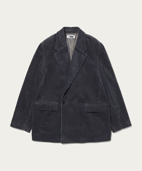 セール】＜H＞コーデュロイ ダブルブレストジャケット（テーラード