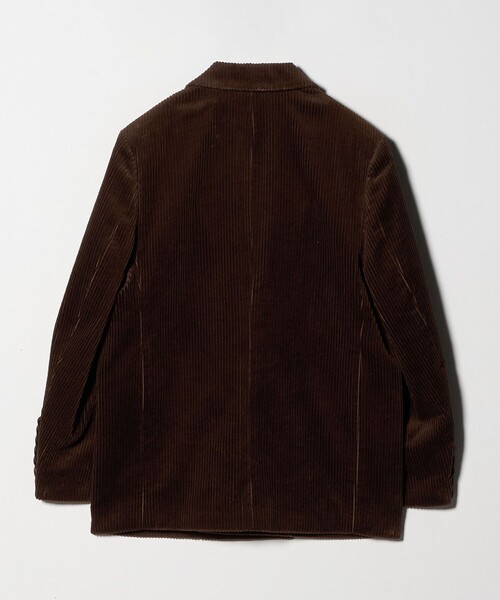 H BEAUTY&YOUTH UNITED ARROWS(エイチビューティーアンドユースユナイテッドアローズ)の「<H>コーデュロイ ダブルブレストジャケット(テーラードジャケット・レディース・グレー系/ダークブラウン・S/M)」の14枚目の写真