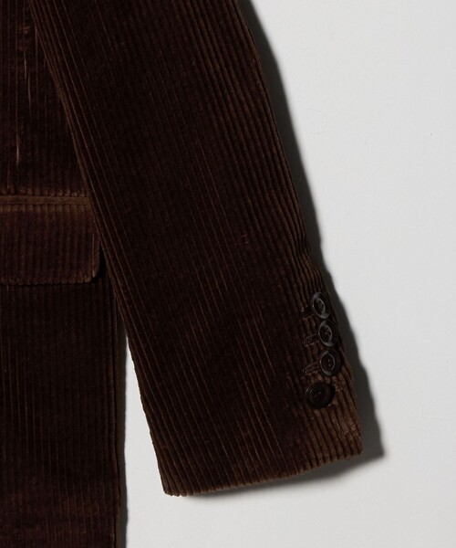 H BEAUTY&YOUTH UNITED ARROWS(エイチビューティーアンドユースユナイテッドアローズ)の「<H>コーデュロイ ダブルブレストジャケット(テーラードジャケット・レディース・グレー系/ダークブラウン・S/M)」の16枚目の写真