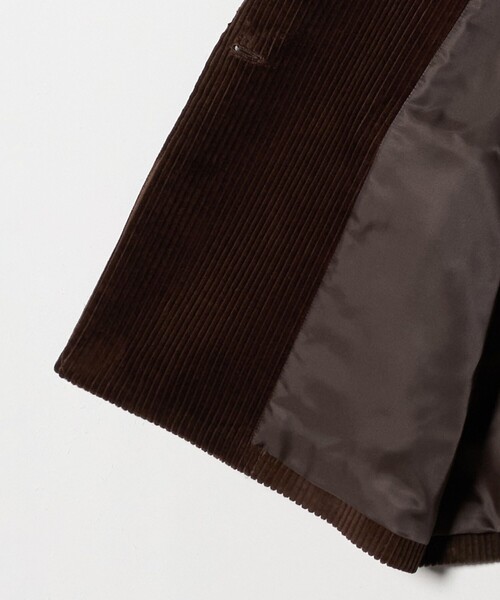 H BEAUTY&YOUTH UNITED ARROWS(エイチビューティーアンドユースユナイテッドアローズ)の「<H>コーデュロイ ダブルブレストジャケット(テーラードジャケット・レディース・グレー系/ダークブラウン・S/M)」の18枚目の写真