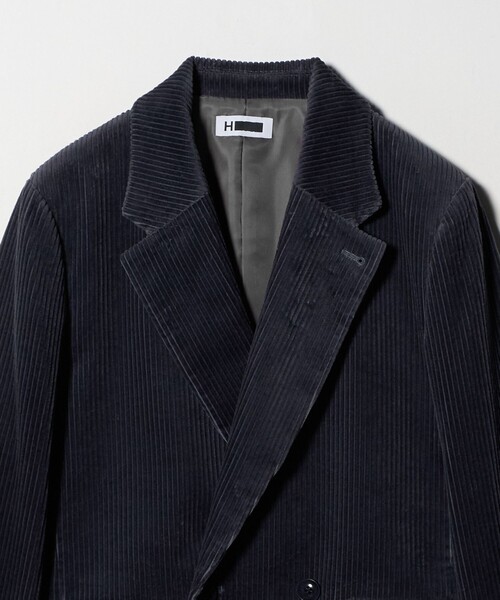 セール】＜H＞コーデュロイ ダブルブレストジャケット（テーラード