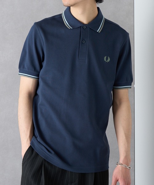 FRED PERRY（フレッドペリー）の「【FRED PERRY】The Twin Topped Fred Perry Shirt M3600②（ポロシャツ・レディース・カーキ系2/ベージュ系その他3/ワイン/ライトブルー/カーキ/ブルー系その他2/レッド系/ベージュ系その他/ライトグレー/ベージュ系その他2/イエロー/グリーン系その他2/ダークブルー/ダークグリーン系2/ダークインディゴブルー/ブルー系その他/ダークオレンジ・M/XS/XL/L/S）」の12枚目の写真