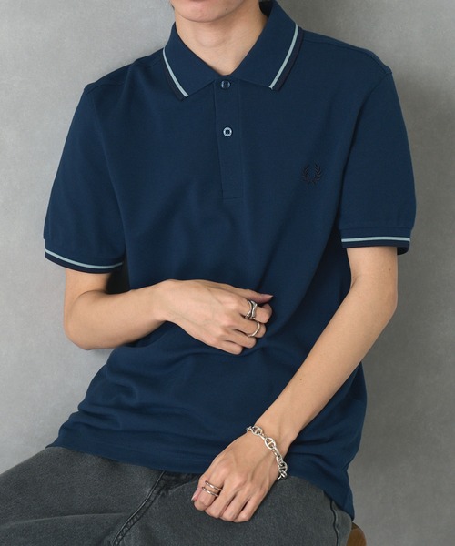 FRED PERRY（フレッドペリー）の「【FRED PERRY】The Twin Topped Fred Perry Shirt M3600②（ポロシャツ・レディース・カーキ系2/ベージュ系その他3/ワイン/ライトブルー/カーキ/ブルー系その他2/レッド系/ベージュ系その他/ライトグレー/ベージュ系その他2/イエロー/グリーン系その他2/ダークブルー/ダークグリーン系2/ダークインディゴブルー/ブルー系その他/ダークオレンジ・M/XS/XL/L/S）」の11枚目の写真