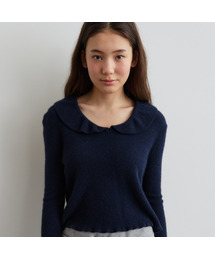 Lia Frill Knit (Navy)