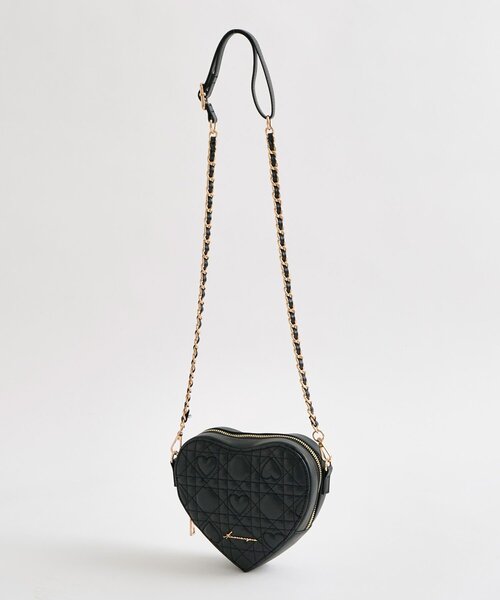 OLIVE des OLIVE（オリーブデオリーブ）の「Aimerianejoieハートキルティングショルダーバッグ（ショルダーバッグ・レディース・ピンク/レッド/アイボリー/ブラック・FREE）」の22枚目の写真