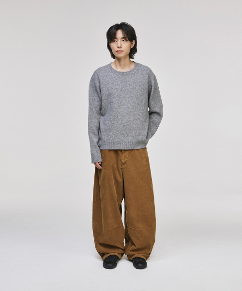 SIGNATURE（シグネチャ）の「ワイドカーブドダートコーデュロイパンツ[ベージュ]（その他パンツ・レディース・その他・S/M/XL/L）」の4枚目の写真