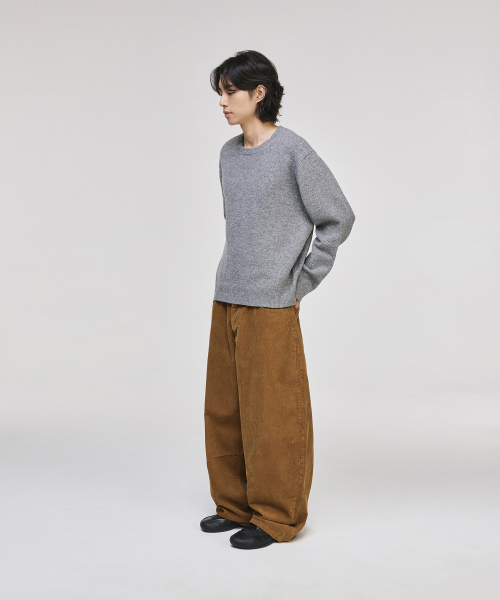 SIGNATURE（シグネチャ）の「ワイドカーブドダートコーデュロイパンツ[ベージュ]（その他パンツ・レディース・その他・S/M/XL/L）」の5枚目の写真