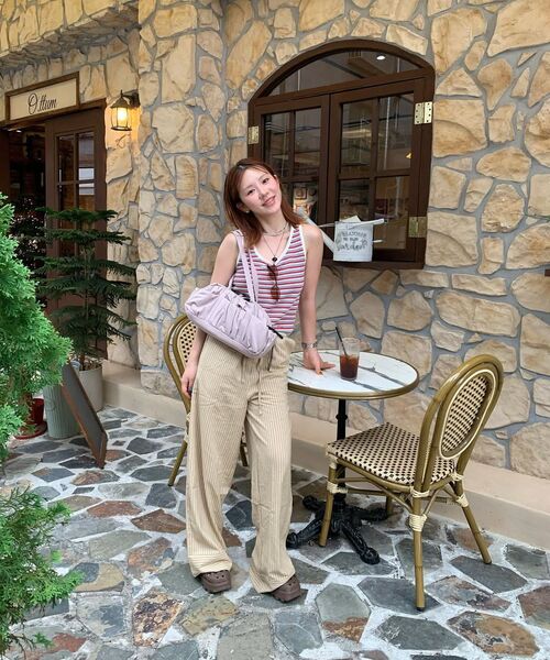 COVERNAT WOMAN（カバーナットウーマン）の「クローバーハートバブルシャーリングダッフルバッグ ピンク（ボストンバッグ・レディース・その他・FREE）」の10枚目の写真