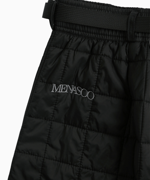 MENASOO(ミナス)の「MNS Line Quilting Long Skirt_Black(スカート・レディース・ブラック・1/2)」の18枚目の写真