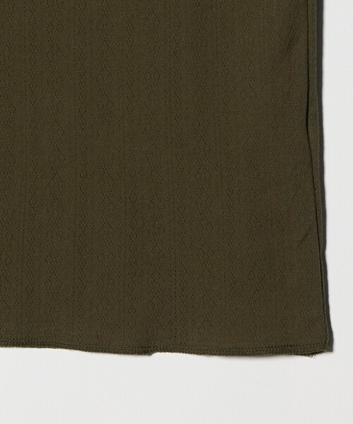 6（ロク）の「＜6(ROKU)＞パターンメッシュ キャミソール（キャミソール・レディース・イエロー/オリーブ/レッド・FREE）」の10枚目の写真