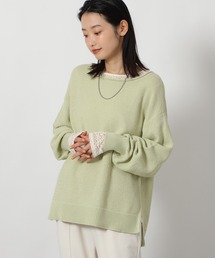 LAKOLE | カノコ編みボートネックニットプルオーバー / 639740(ニット/セーター)