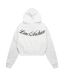 LMC | WM BACK LETTERING CROPPED HOODIE light heather gray(パーカー)
