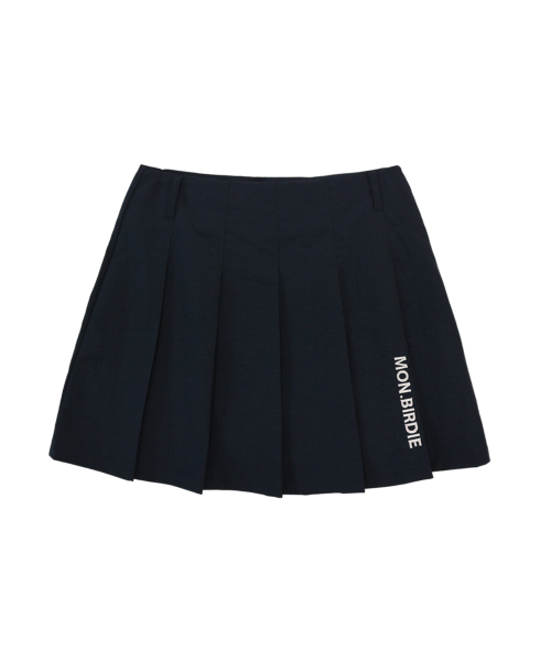 MONBIRDIE GOLF(モンバーディーゴルフ)の「ボールマーカーパッチナイロンプリーツスカートNAVY(スカート・レディース・ネイビー・S/M)」の2枚目の写真