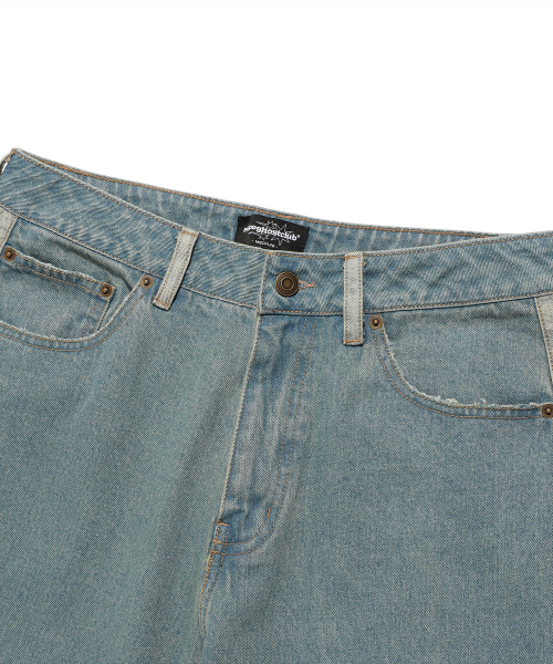 NICE GHOST CLUB(ナイスゴーストクラブ)の「SIDE PANEL BOOTSCUT JEANS_LIGHT BLUE(NG2FSUD102A)(デニムパンツ・レディース・その他・S/M/L)」の3枚目の写真