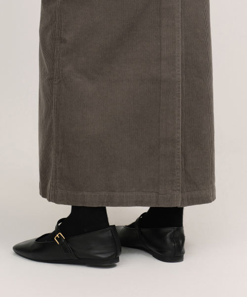 MUSINSA STANDARD WOMAN（ムシンサスタンダードウーマン）の「ウィメンズ 11W コーデュロイマキシスカート [トープ]（スカート・レディース・その他・SMALL/X-SMALL/MEDIUM/LARGE）」の7枚目の写真