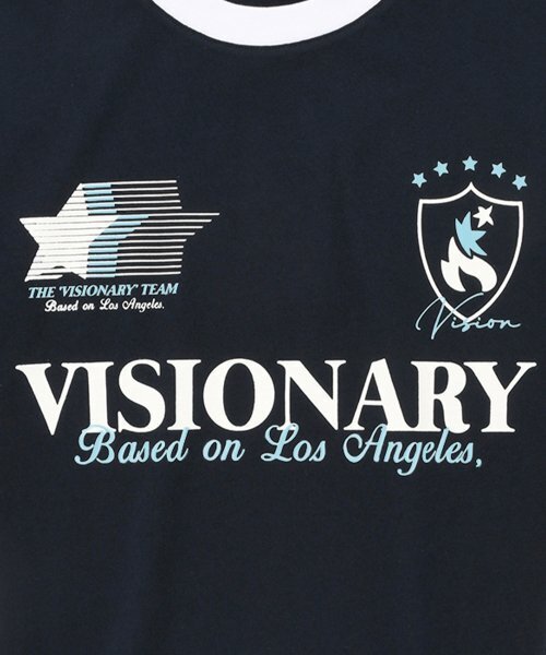 VISION STREET WEAR（ヴィジョンストリートウェア）の「VSW Football T-Shirts Navy（Tシャツ/カットソー・レディース・その他・LARGE/MEDIUM/SMALL/X-LARGE）」の8枚目の写真