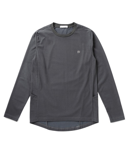 narifuri（ナリフリ）の「マルチテックメッシュロングTシャツ（Tシャツ/カットソー・メンズ・ブラック/チャコール/シルバーグレー・SMALL/MEDIUM/LARGE/X-LARGE）」の10枚目の写真