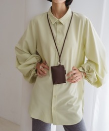 sahara（サハラ）の「Drawstring Cuff Over Shirt/ドローストリングカフオーバーシャツ（シャツ/ブラウス）」