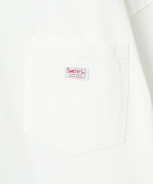 SMITH'S（スミス）の「SMITH’S（スミス）別注 ヴィンテージライク Tシャツ（Tシャツ/カットソー・メンズ・ホワイト/ライトブルー/ベージュ/オレンジ・S/M/L/XL）」の12枚目の写真
