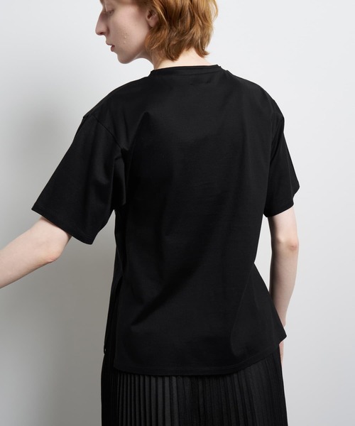 LANVIN en Bleu(ランバンオンブルー)の「“LANVIN EN BLEU” ロゴTシャツ(Tシャツ/カットソー・レディース・ピンク/チャコールグレー/オフホワイト/ベージュ/ブラック・38)」の8枚目の写真