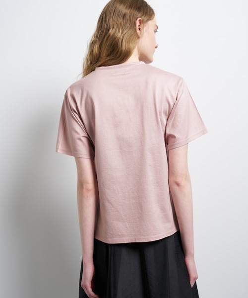 LANVIN en Bleu(ランバンオンブルー)の「“LANVIN EN BLEU” ロゴTシャツ(Tシャツ/カットソー・レディース・ピンク/チャコールグレー/オフホワイト/ベージュ/ブラック・38)」の19枚目の写真