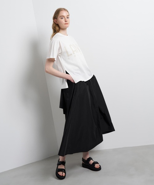 LANVIN en Bleu(ランバンオンブルー)の「“LANVIN EN BLEU” ロゴTシャツ(Tシャツ/カットソー・レディース・ピンク/チャコールグレー/オフホワイト/ベージュ/ブラック・38)」の22枚目の写真