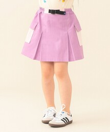 BEAMS mini（ビームスミニ）の「タック ベルテッド ショーツイン スカート 2026SS（90～140cm）（スカート）」