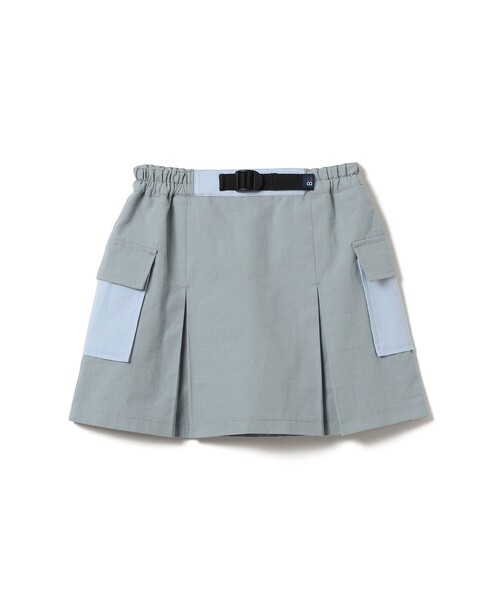 BEAMS mini(ビームスミニ)の「タック ベルテッド ショーツイン スカート 2026SS(90~140cm)(スカート・キッズ・ラベンダー/グレイッシュブルー・90/140/130/120/110/100)」の18枚目の写真