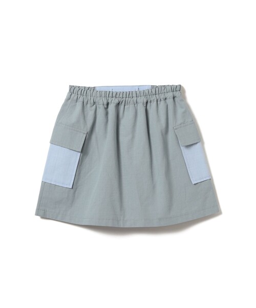 BEAMS mini(ビームスミニ)の「タック ベルテッド ショーツイン スカート 2026SS(90~140cm)(スカート・キッズ・ラベンダー/グレイッシュブルー・90/140/130/120/110/100)」の19枚目の写真
