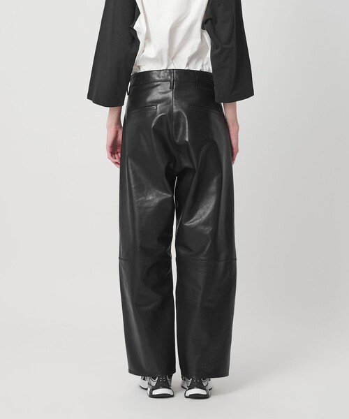 NICE WEATHER（ナイスウェザー）の「＜NICE WEATHER＞バッファローレザー 5ポケットパンツ（その他パンツ・メンズ・ブラック・L/S/M）」の8枚目の写真