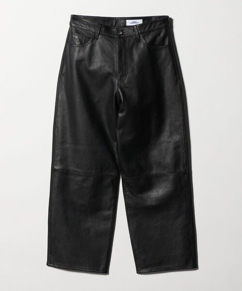 NICE WEATHER（ナイスウェザー）の「＜NICE WEATHER＞バッファローレザー 5ポケットパンツ（その他パンツ・メンズ・ブラック・L/S/M）」の9枚目の写真