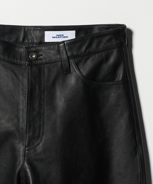 NICE WEATHER（ナイスウェザー）の「＜NICE WEATHER＞バッファローレザー 5ポケットパンツ（その他パンツ・メンズ・ブラック・L/S/M）」の11枚目の写真