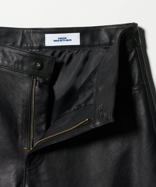 NICE WEATHER（ナイスウェザー）の「＜NICE WEATHER＞バッファローレザー 5ポケットパンツ（その他パンツ・メンズ・ブラック・L/S/M）」の15枚目の写真