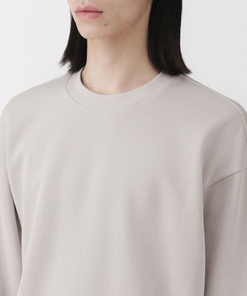 無印良品(ムジルシリョウヒン)の「紳士 二重編みクルーネックプルオーバー(Tシャツ/カットソー・メンズ・ブラック/カーキ/ブルー系/ライトグレー/ダークネイビー・S/L/XL/M)」の18枚目の写真