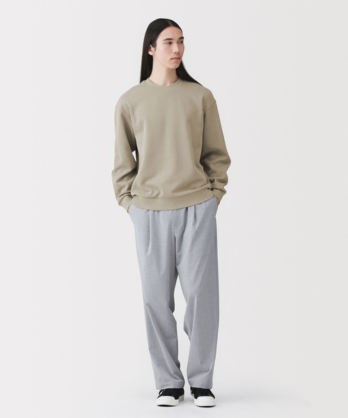 無印良品(ムジルシリョウヒン)の「紳士 二重編みクルーネックプルオーバー(Tシャツ/カットソー・メンズ・ブラック/カーキ/ブルー系/ライトグレー/ダークネイビー・S/L/XL/M)」の22枚目の写真