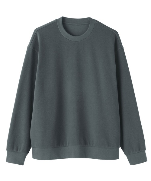 無印良品(ムジルシリョウヒン)の「紳士 二重編みクルーネックプルオーバー(Tシャツ/カットソー・メンズ・ブラック/カーキ/ブルー系/ライトグレー/ダークネイビー・S/L/XL/M)」の16枚目の写真