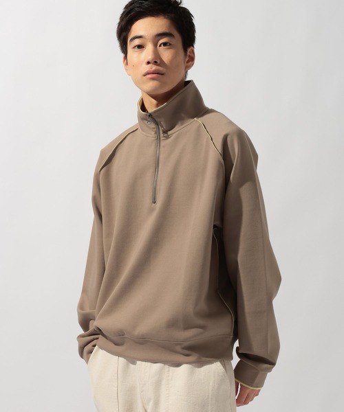 niko and...（ニコアンド）の「カラーダンボールハーフジッププルオーバー（Tシャツ/カットソー・メンズ・サンドグレー/ブラウン/チャコール・LARGE/MEDIUM）」の22枚目の写真