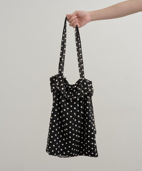 mystic（ミスティック）の「ドットフラワートートBAG（トートバッグ・レディース・オフホワイト/ブラック・ONE SIZE）」の19枚目の写真