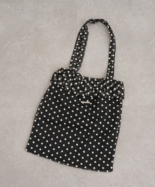 mystic（ミスティック）の「ドットフラワートートBAG（トートバッグ・レディース・オフホワイト/ブラック・ONE SIZE）」の20枚目の写真