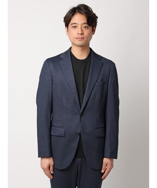 SUIT SQUARE（スーツスクエア）の「SMACTIVE ジャケット ウォッシャブル ストレッチ TRジャージー 無地（テーラードジャケット・メンズ・ネイビー・SS/S/M/L/LL/3L）」の5枚目の写真