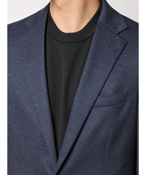SUIT SQUARE（スーツスクエア）の「SMACTIVE ジャケット ウォッシャブル ストレッチ TRジャージー 無地（テーラードジャケット・メンズ・ネイビー・SS/S/M/L/LL/3L）」の9枚目の写真