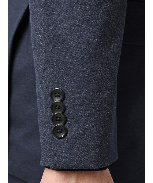 SUIT SQUARE（スーツスクエア）の「SMACTIVE ジャケット ウォッシャブル ストレッチ TRジャージー 無地（テーラードジャケット・メンズ・ネイビー・SS/S/M/L/LL/3L）」の10枚目の写真
