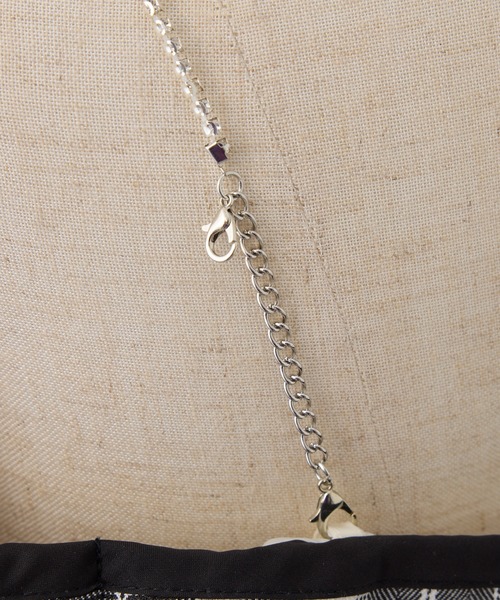 one after another NICE CLAUP（ワンアフターアナザーナイスクラップ）の「肩ビジューオフショルリボントップス（シャツ/ブラウス・レディース・ホワイト×ブラック/アイボリー/ピンク・FREE）」の9枚目の写真